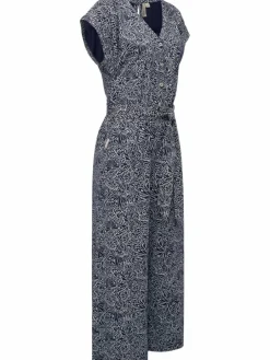 Ragwear Hosen<Damen Jumpsuit - Glina Print blau gemustert