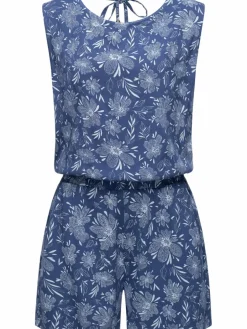 Ragwear Hosen<Damen Jumpsuit - Zella indigo gemustert