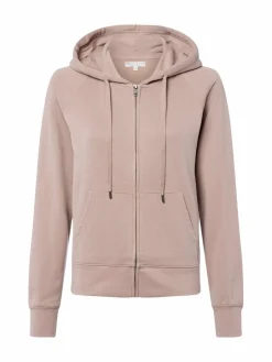 Marie Lund Sweatshirts & Sweatjacken<Damen Kapuzenjacke taupe uni
