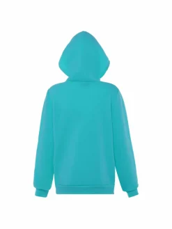 MyMo Sweatshirts & Sweatjacken<Damen Kapuzenjacke türkis uni