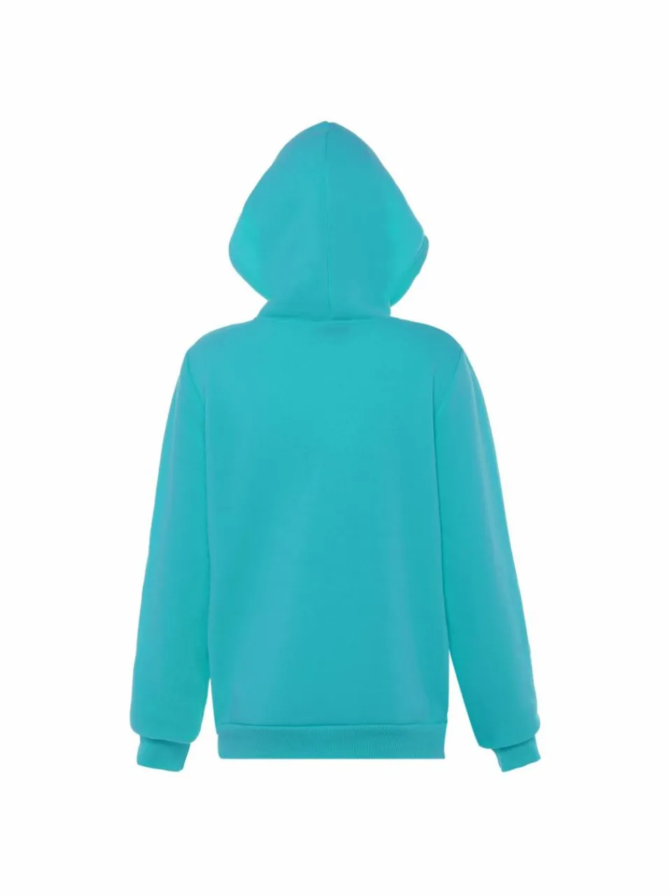 MyMo Sweatshirts & Sweatjacken<Damen Kapuzenjacke türkis uni