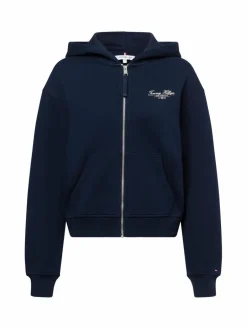 Tommy Hilfiger Sweatshirts & Sweatjacken<Damen Kapuzenjacke marine uni
