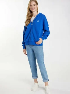 Damen Dreimaster Sweatshirts & Sweatjacken>Damen Kapuzenjacke