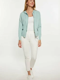 Usha Sweatshirts & Sweatjacken<Damen Kapuzenjacke mint uni