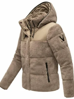 Damen Marikoo Jacken & Westen>Damen Kapuzenplüschjacke - Kaguraa 16