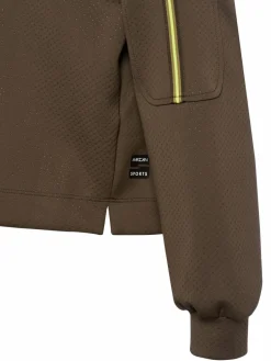 Marc Cain Sports Sweatshirts & Sweatjacken<Damen Kapuzenpullover oliv uni