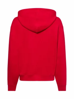 Msch Copenhagen Sweatshirts & Sweatjacken<Damen Kapuzenpullover rot uni