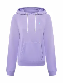 Polo Ralph Lauren Sweatshirts & Sweatjacken<Damen Kapuzenpullover flieder uni
