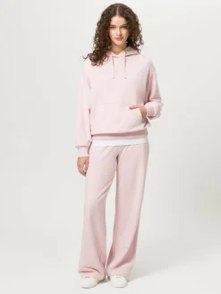 Les Lunes Sweatshirts & Sweatjacken<Damen Kapuzenpullover rosa uni