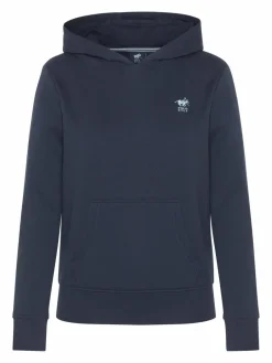 Polo Sylt Sweatshirts & Sweatjacken<Damen Kapuzenpullover marine blau uni