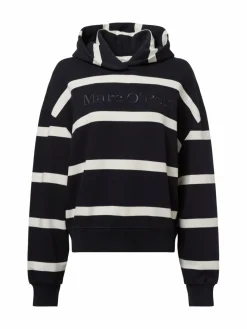 Marc O'Polo Sweatshirts & Sweatjacken<Damen Kapuzenpullover marine gestreift