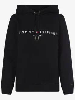 Tommy Hilfiger Sweatshirts & Sweatjacken<Damen Kapuzenpullover marine uni