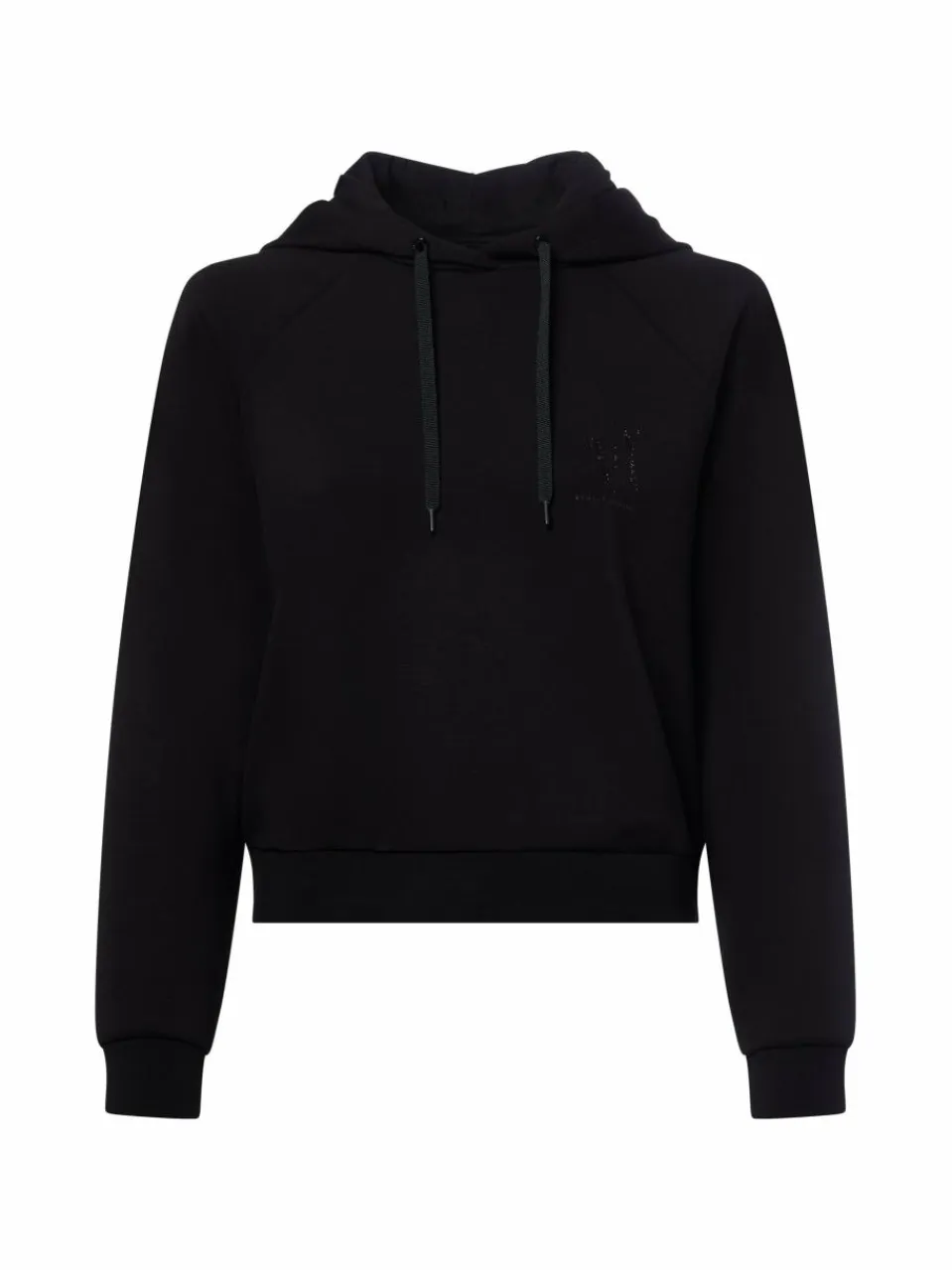 Armani Exchange Sweatshirts & Sweatjacken<Damen Kapuzenpullover schwarz uni