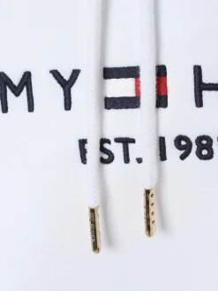 Tommy Hilfiger Sweatshirts & Sweatjacken<Damen Kapuzenpullover weiß uni