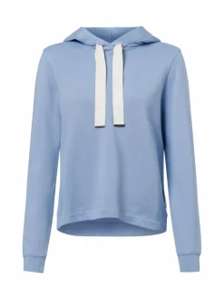 Marc O'Polo Sweatshirts & Sweatjacken<Damen Kapuzenpullover hellblau uni