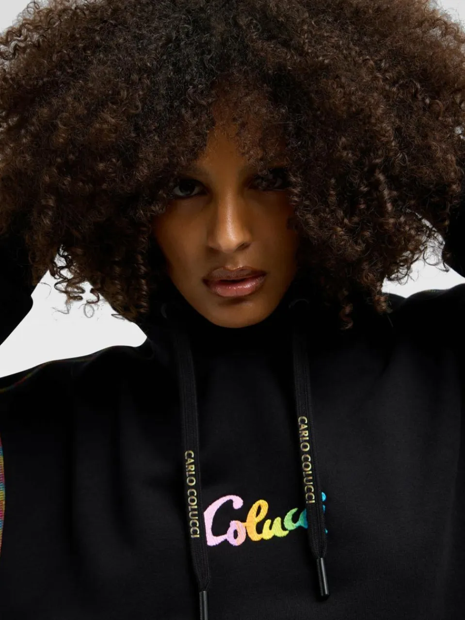 Damen Carlo Colucci Sweatshirts & Sweatjacken>Damen Kapuzenpullover - Derna