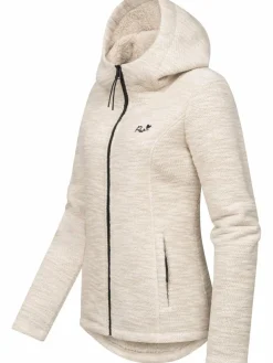 Damen Ragwear Sweatshirts & Sweatjacken>Damen Kapuzenstrickjacke - Lyshka Melange