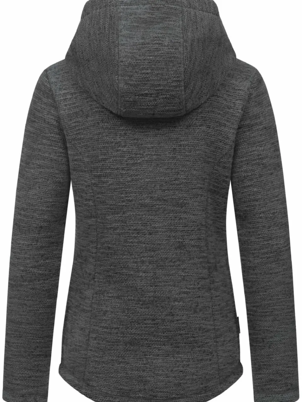 Ragwear Sweatshirts & Sweatjacken<Damen Kapuzenstrickjacke - Lyshka Melange grau meliert