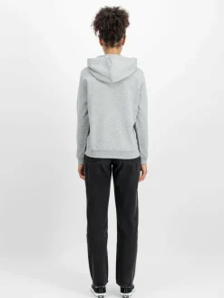 Alpha Industries Sweatshirts & Sweatjacken<Damen Kapuzensweatshirt grau bedruckt