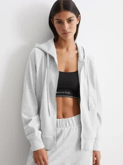 Damen Marc O'Polo Sweatshirts & Sweatjacken>Damen Kapuzensweatshirt - Heavy Jersey