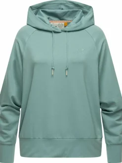 Ragwear Sweatshirts & Sweatjacken<Damen Kapuzensweatshirt - Tonna petrol uni