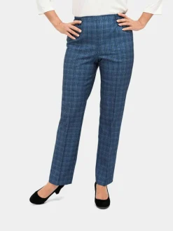 Goldner Hosen<Damen Karoschlupfhose - Re-fresh Karoschlupfhose blau kariert