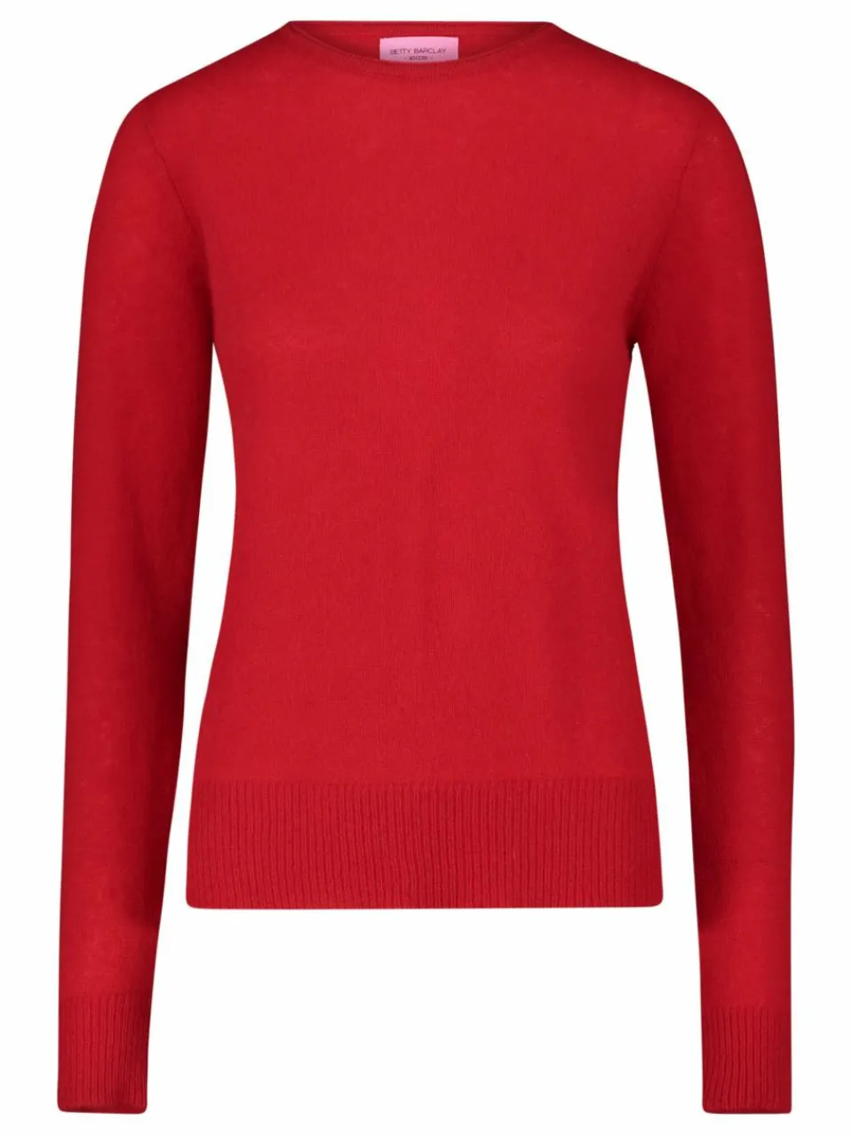 Betty Barclay Pullover & Strickjacken<Damen Kaschmir-Pullover rot uni