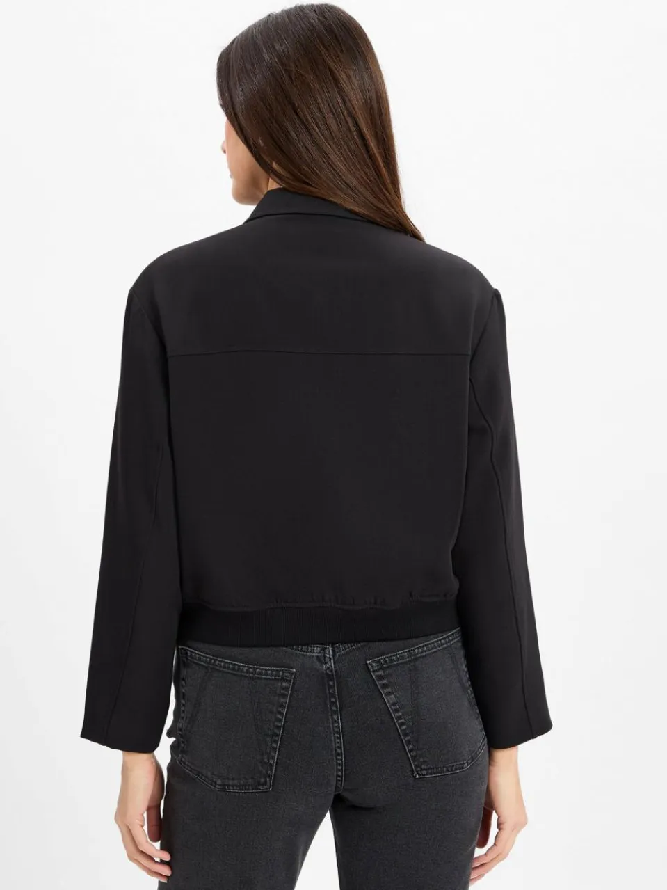 Someday Blazer<Damen Kastenjacke - Necilia schwarz uni