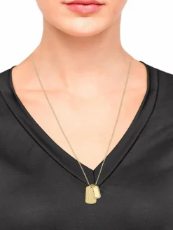 s.Oliver Schmuck<Damen Kette mit Anhänger gold uni