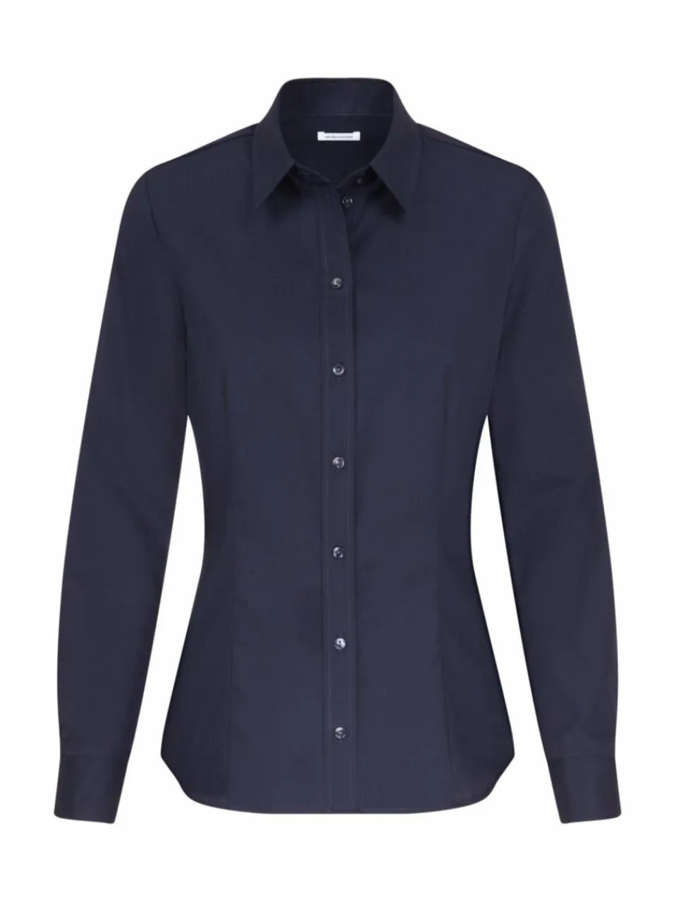 Seidensticker Blusen<Damen Klassische Bluse - Uni blau uni