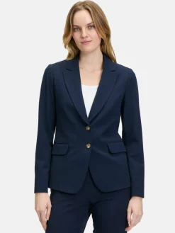 Betty & Co Blazer<Damen Klassischer Blazer marine royal uni