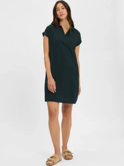 Street One Kleider<Damen Kleid tanne uni