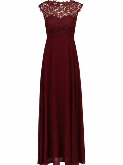 Kraimod Kleider<Damen Kleid bordeaux uni