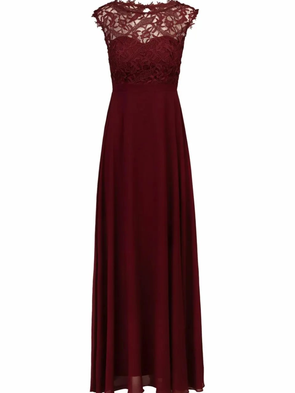 Kraimod Kleider<Damen Kleid bordeaux uni