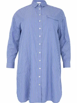 YOEK Kleider<Damen Kleid blau gestreift