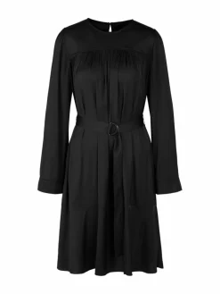 Marc Cain Kleider<Damen Kleid schwarz uni