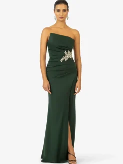 Kraimod Kleider<Damen Kleid grün uni