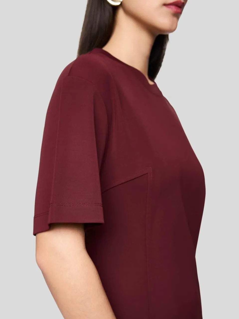 Marc Cain Kleider<Damen Kleid kastanie uni