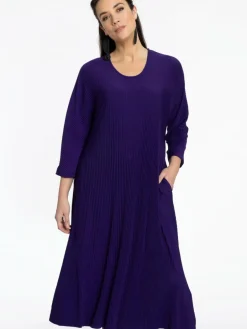 YOEK Kleider<Damen Kleid lila uni