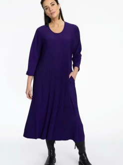 YOEK Kleider<Damen Kleid lila uni