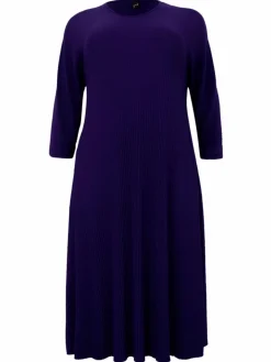 YOEK Kleider<Damen Kleid lila uni