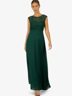 Kraimod Kleider<Damen Kleid smaragd uni