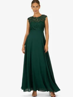 Kraimod Kleider<Damen Kleid smaragd uni