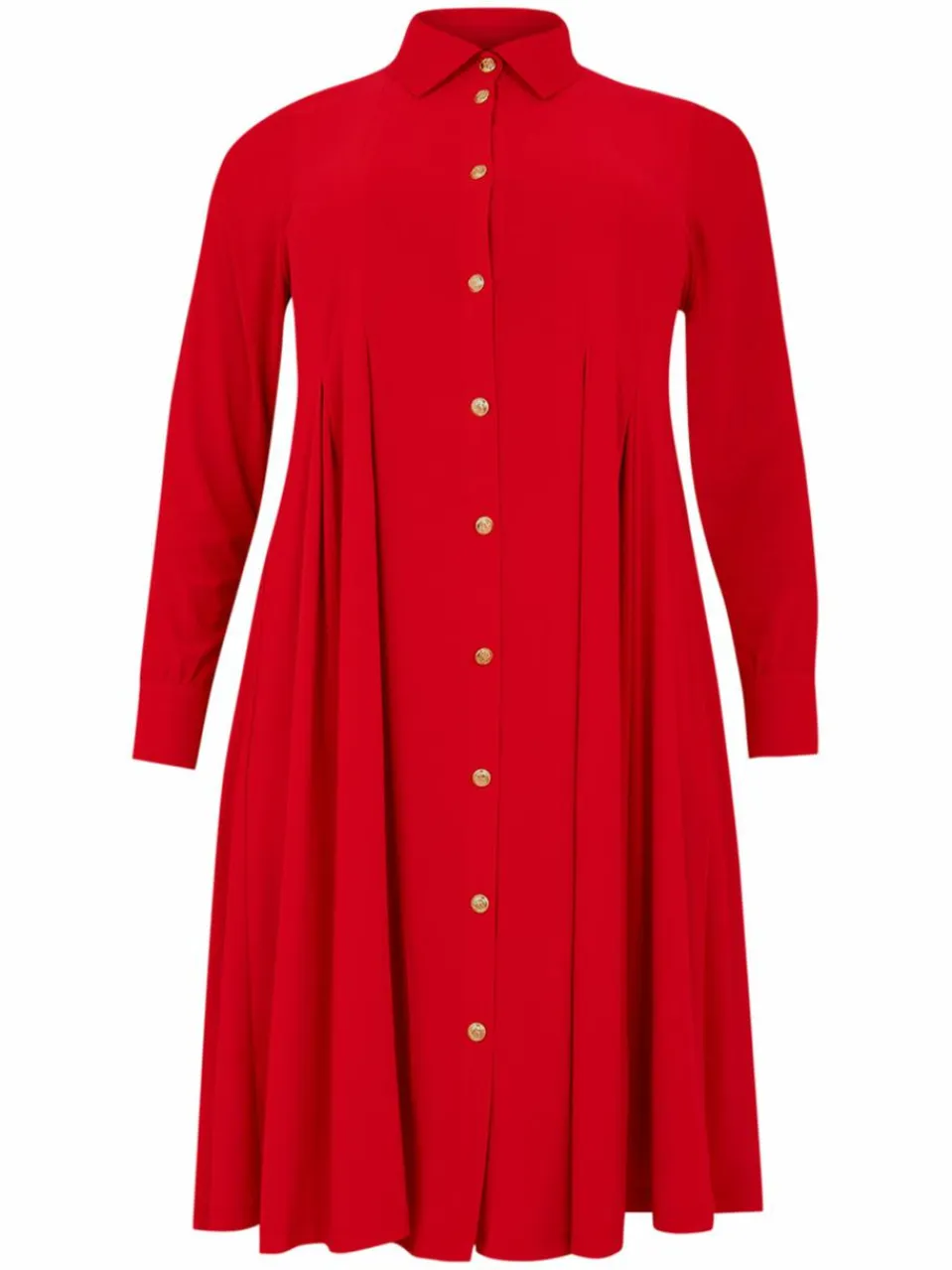 YOEK Kleider<Damen Kleid rot uni