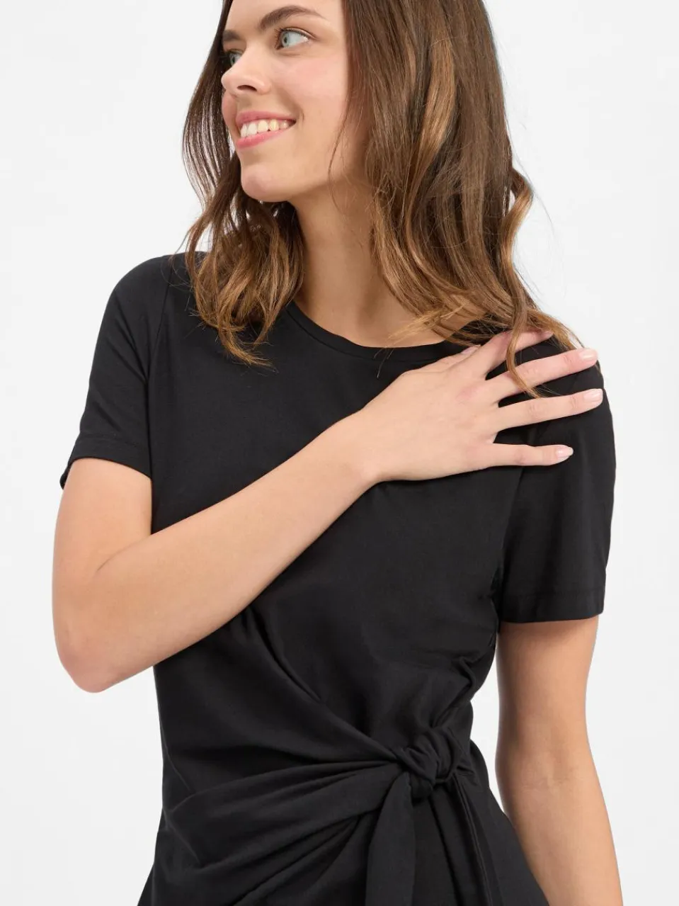 s.Oliver Kleider<Damen Kleid schwarz uni