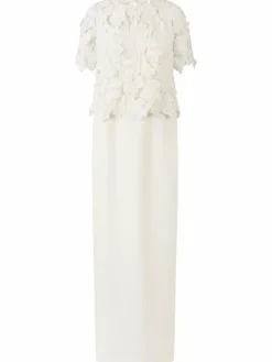 Kraimod Kleider<Damen Kleid weiß gemustert