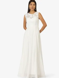 Kraimod Kleider<Damen Kleid weiß uni