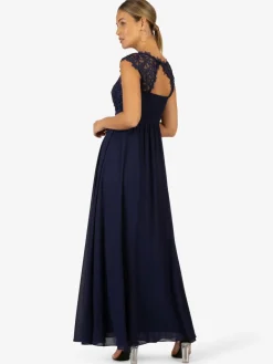 Kraimod Kleider<Damen Kleid blau uni