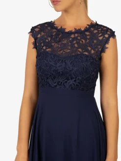 Kraimod Kleider<Damen Kleid blau uni