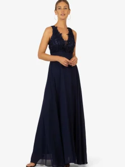 Kraimod Kleider<Damen Kleid blau uni